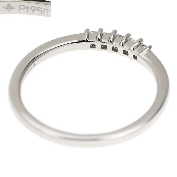 GSTV Pt950 プリンセスカット ダイヤモンド リング 0.15ct