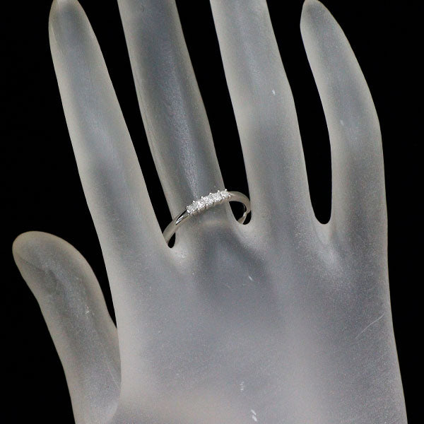 GSTV Pt950 プリンセスカット ダイヤモンド リング 0.15ct