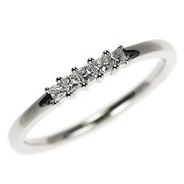 GSTV Pt950 プリンセスカット ダイヤモンド リング 0.15ct