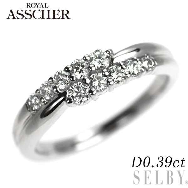 ロイヤルアッシャー Pt900 ダイヤモンド リング 0.39ct