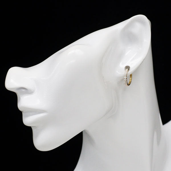 K18YG ダイヤモンド フープピアス 0.50ct
