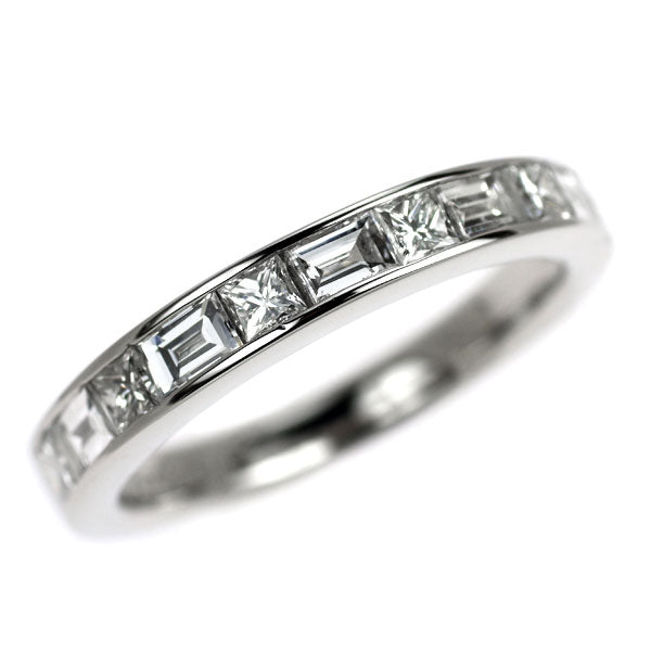 GINZA TANAKA/田中貴金属 Pt950 ダイヤモンド リング 0.62ct ハーフエタニティ