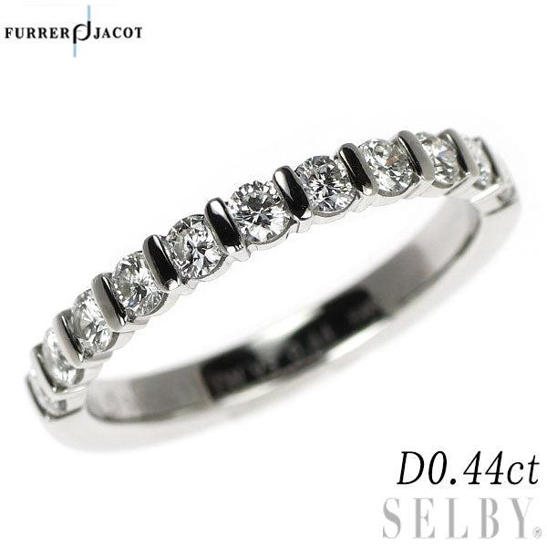 フラージャコー Pt950 ダイヤモンド リング 0.44ct ハーフエタニティ