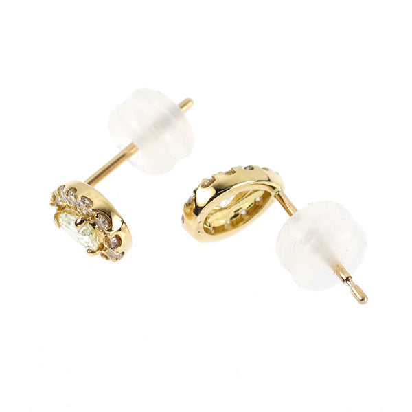 K18YG ダイヤモンド ピアス 0.40ct
