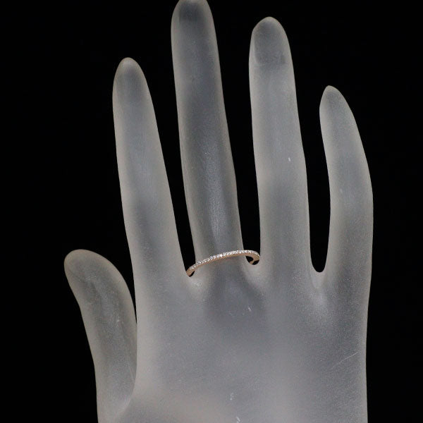 K18PG ダイヤモンド リング 0.10ct ハーフエタニティ