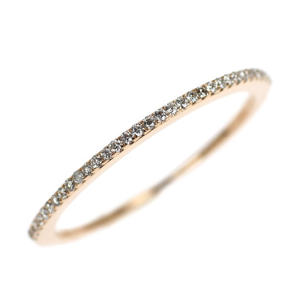 K18PG ダイヤモンド リング 0.10ct ハーフエタニティ