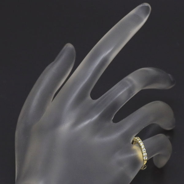 K18YG ダイヤモンド リング 0.48ct ピンキー セミエタニティ