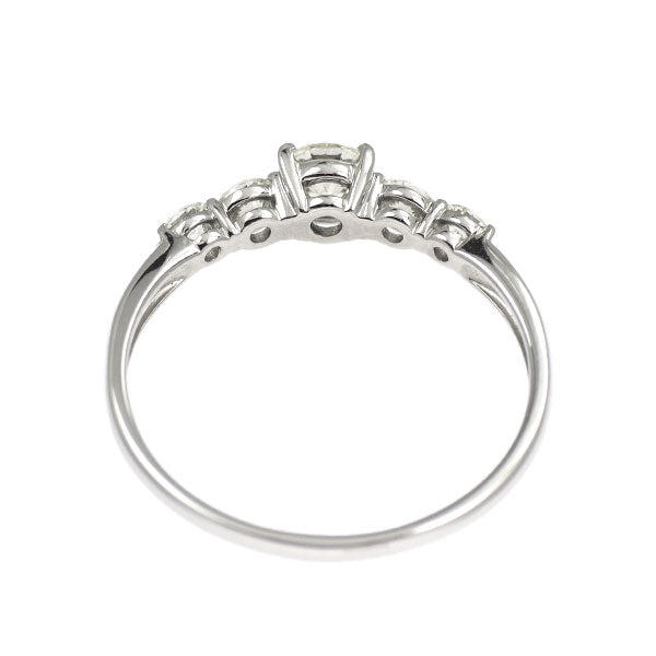 Pt950 ダイヤモンド リング 0.85ct 一文字