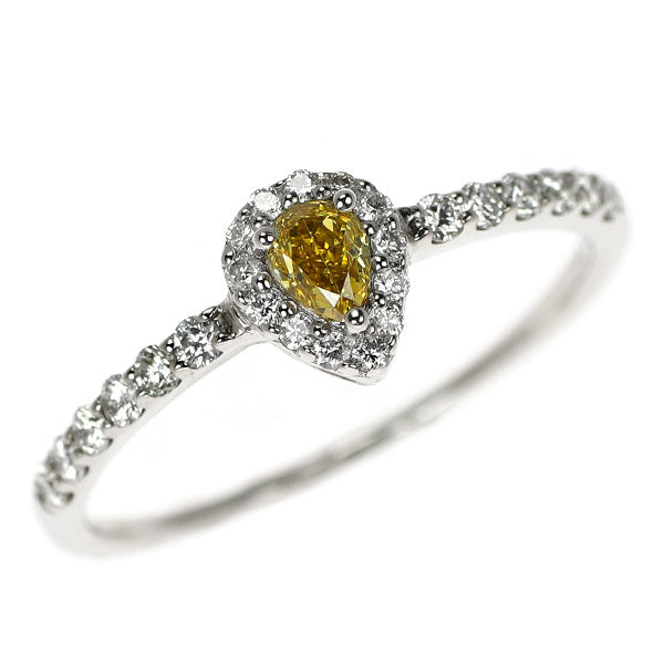 Pt950 ダイヤモンド リング 0.196ct FBOY SI1 D0.24ct