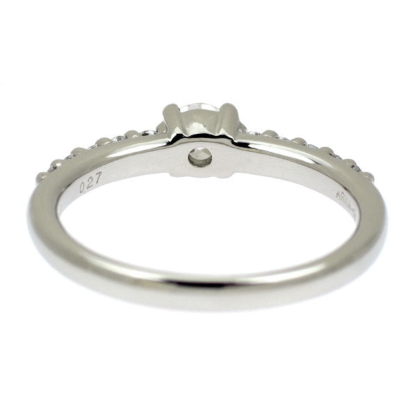 Pt900 アルカカット ダイヤモンド リング 0.312ct I VS1 Poor D0.27ct