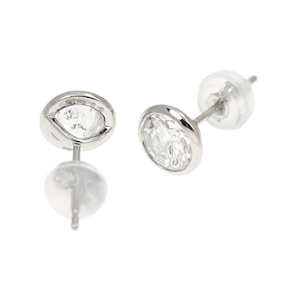 新品 Pt950/ Pt900 ダイヤモンド ピアス 1.094ct F/G SI1/SI2 VG/G【エスコレ】