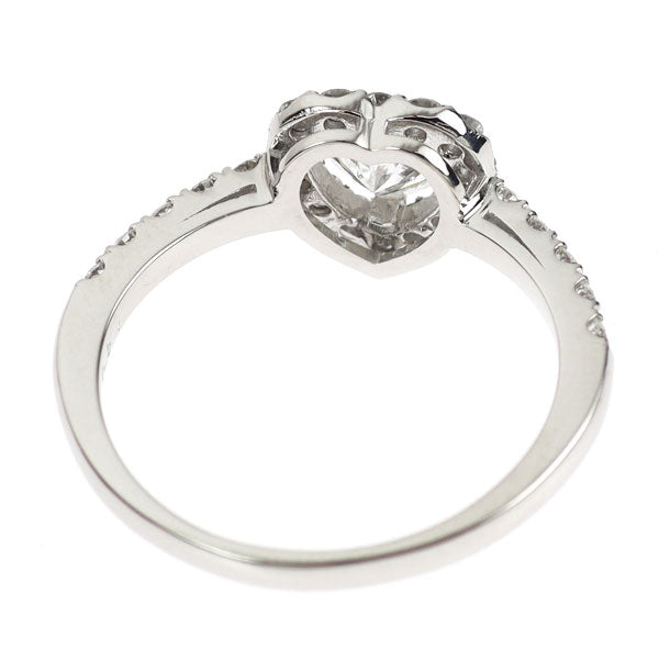 新品 Pt950 ハートシェイプ ダイヤモンド リング 0.51ct D IF D0.43ct【エスコレ】