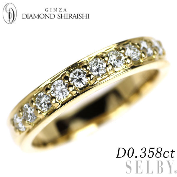 ダイヤモンドシライシ K18YG ダイヤモンド リング 0.358ct