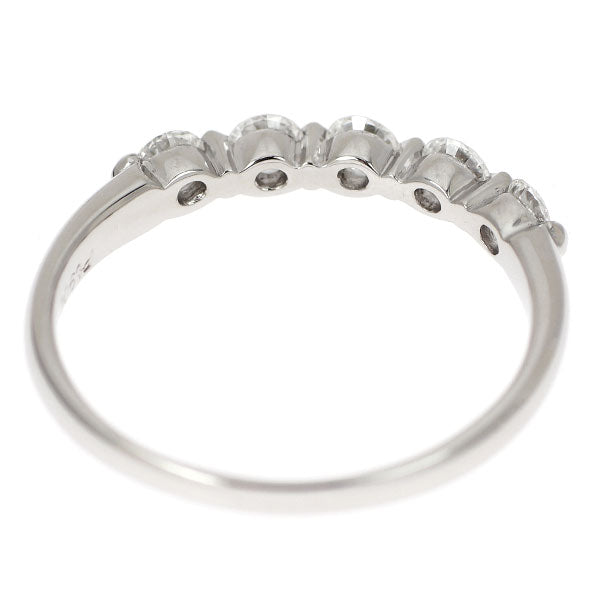 Pt900 H&C ダイヤモンド リング 0.505ct 一文字