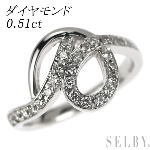 Pt900 ダイヤモンド リング 0.51ct