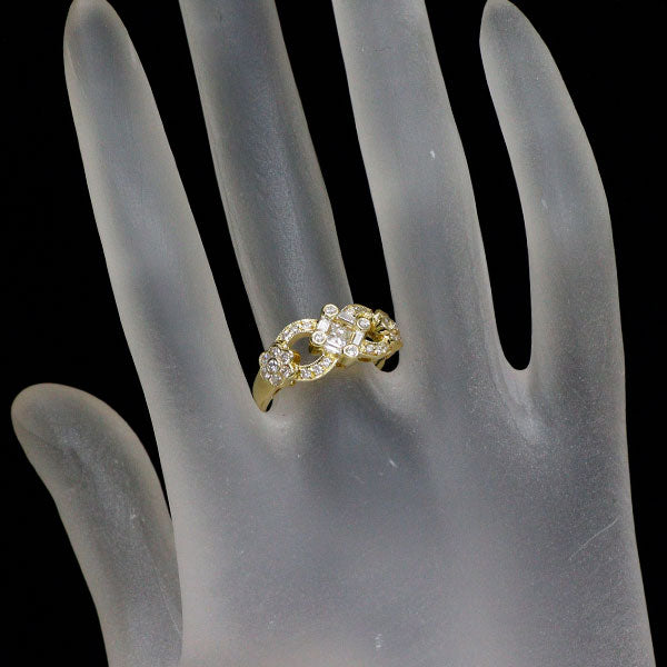 K18YG ダイヤモンド リング 0.74ct