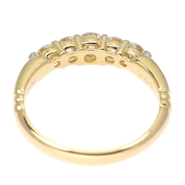 Pt900/K18YG ダイヤモンド リング 0.50ct
