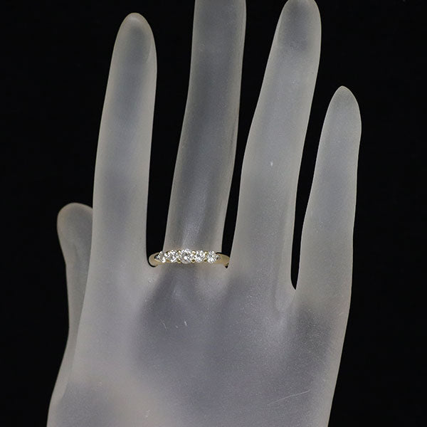 Pt900/K18YG ダイヤモンド リング 0.50ct
