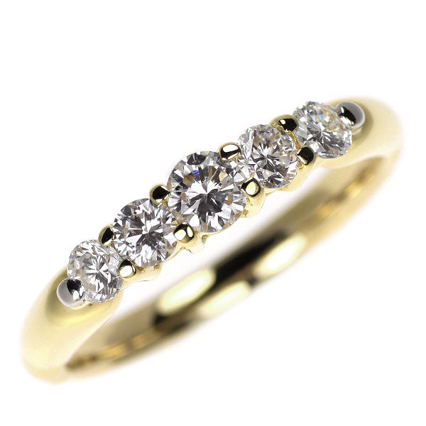 Pt900/K18YG ダイヤモンド リング 0.50ct