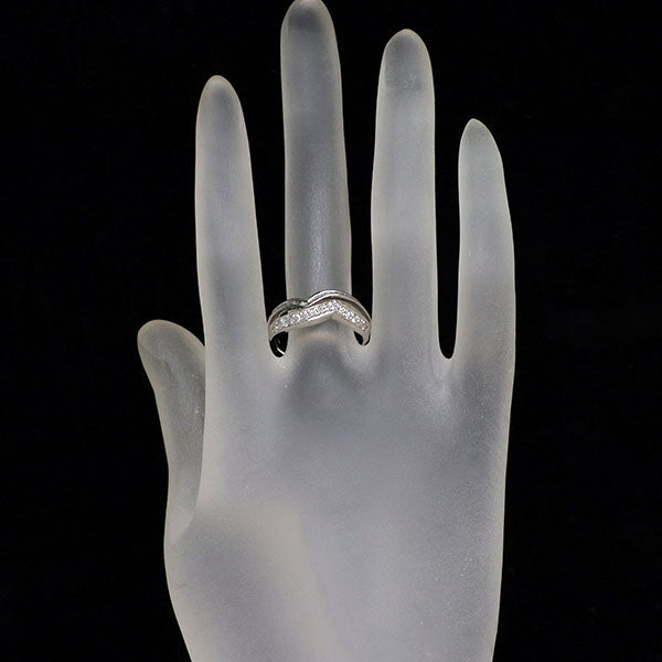 K18WG ダイヤモンド リング 0.52ct