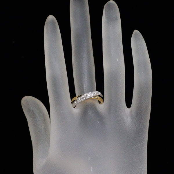 K18YG/WG ダイヤモンド リング 0.25ct