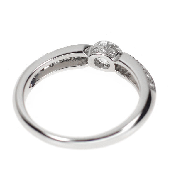 Pt900 ダイヤモンド  リング 0.47ct D0.24ct