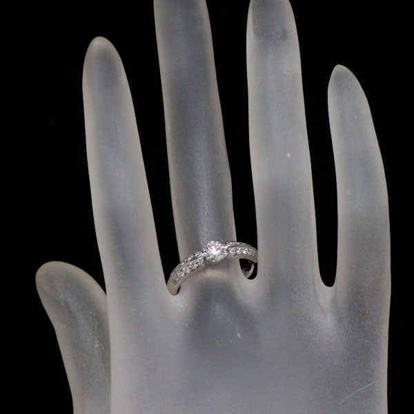 Pt900 ダイヤモンド  リング 0.47ct D0.24ct