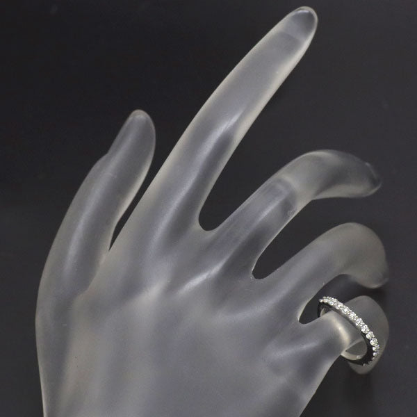 K18WG ダイヤモンド リング 0.30ct ハーフエタニティ ピンキー