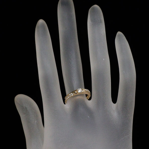 K18YG ダイヤモンド リング 0.162ct D0.10ct