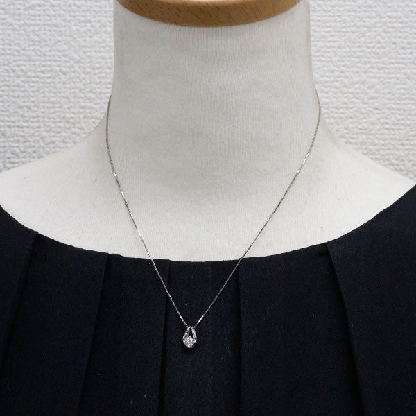 Pt900/ Pt850 ダイヤモンド ペンダントネックレス 0.339ct G SI1 VG
