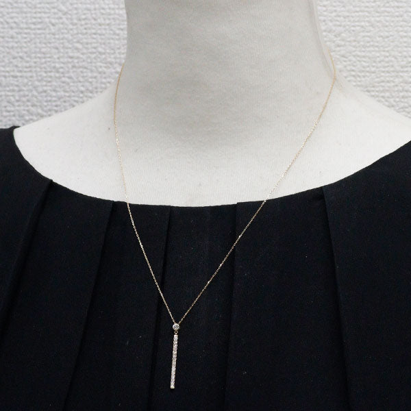 K18YG ダイヤモンド ペンダントネックレス 0.30ct