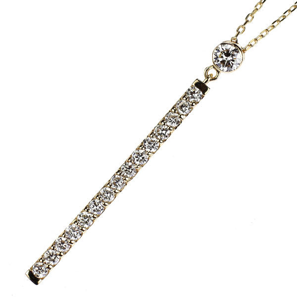 K18YG ダイヤモンド ペンダントネックレス 0.30ct