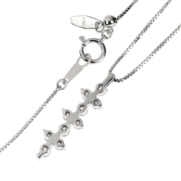 K18WG ダイヤモンド ペンダントネックレス 0.52ct