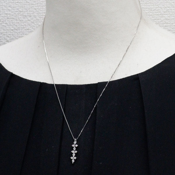 K18WG ダイヤモンド ペンダントネックレス 0.52ct