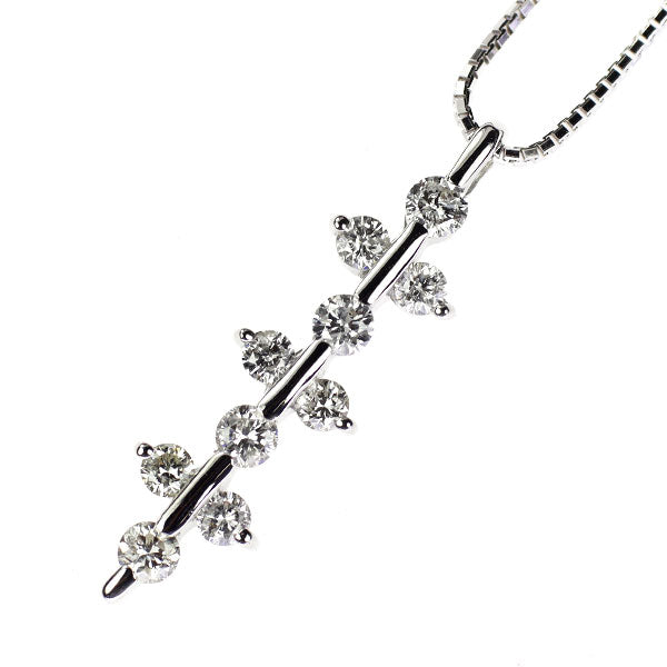 K18WG ダイヤモンド ペンダントネックレス 0.52ct