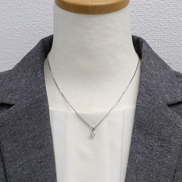 Pt900/ Pt850 ダイヤモンド ペンダントネックレス 1.007ct
