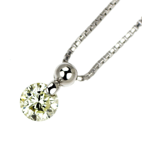 Pt900/ Pt850 ダイヤモンド ペンダントネックレス 1.007ct