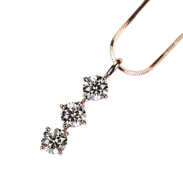K18PG ダイヤモンド ペンダントネックレス 0.50ct