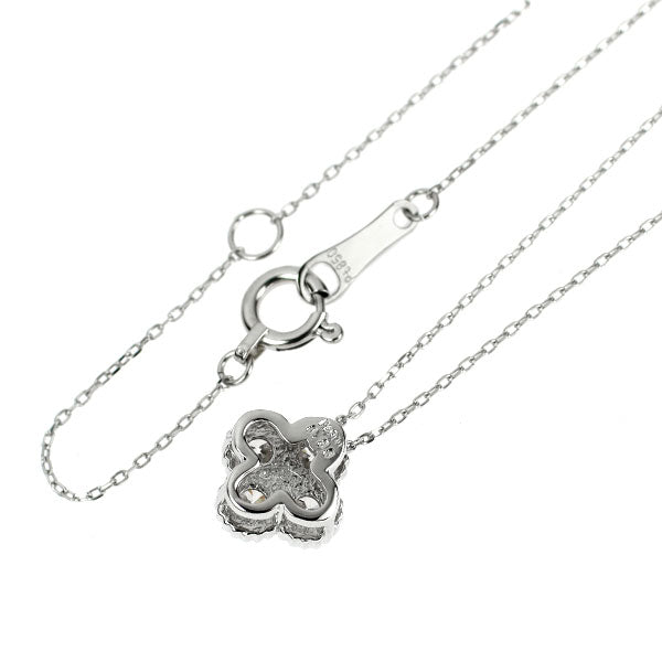 Pt900/ Pt850 ダイヤモンド ペンダントネックレス 0.30ct フラワー