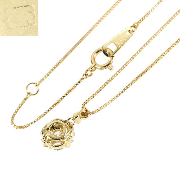 セイコー K18YG ダイヤモンド ペンダントネックレス 0.70ct
