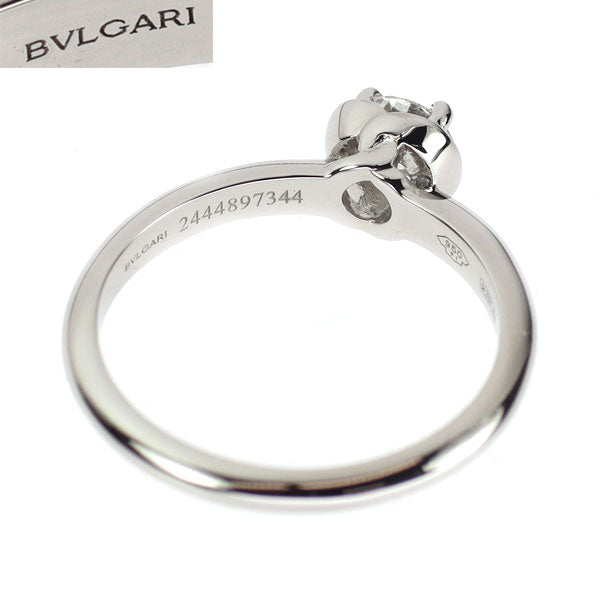 ブルガリ Pt950 ダイヤモンド リング 0.30ct D VVS1 EX インコントロ ダモーレ