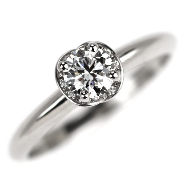 ブルガリ Pt950 ダイヤモンド リング 0.30ct D VVS1 EX インコントロ ダモーレ