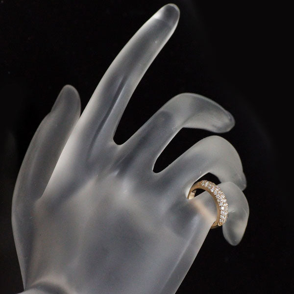 ポンテヴェキオ K18PG ダイヤモンド リング 0.40ct ピンキー パヴェ