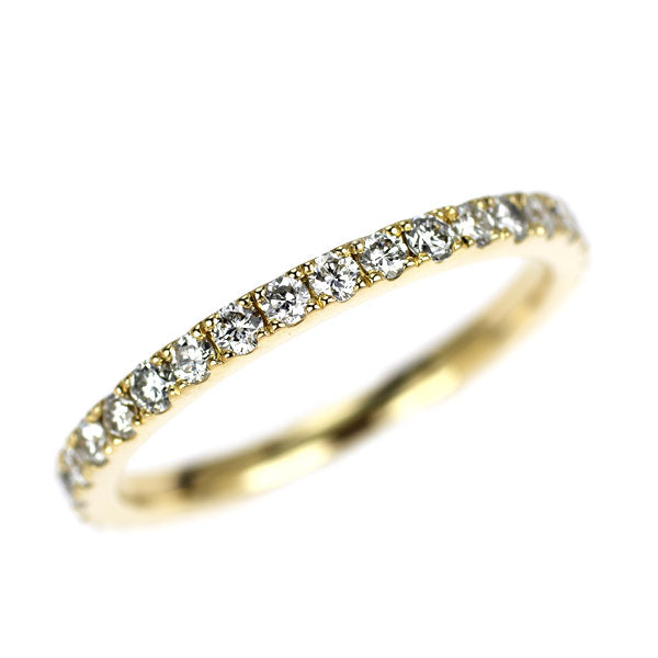 K18YG ダイヤモンド リング 0.68ct フルエタニティ