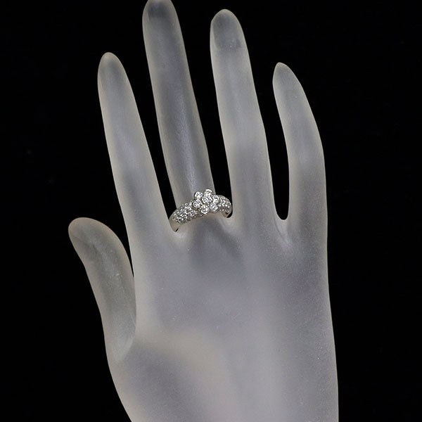 モニッケンダム Pt900 ダイヤモンド リング 1.00ct フラワー パヴェ
