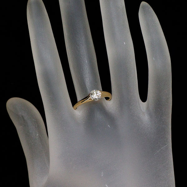 K18YG H&C ダイヤモンド リング 0.579ct