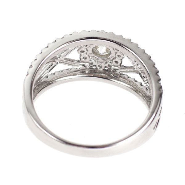 Pt950 ダイヤモンド リング 0.31ct D0.40ct