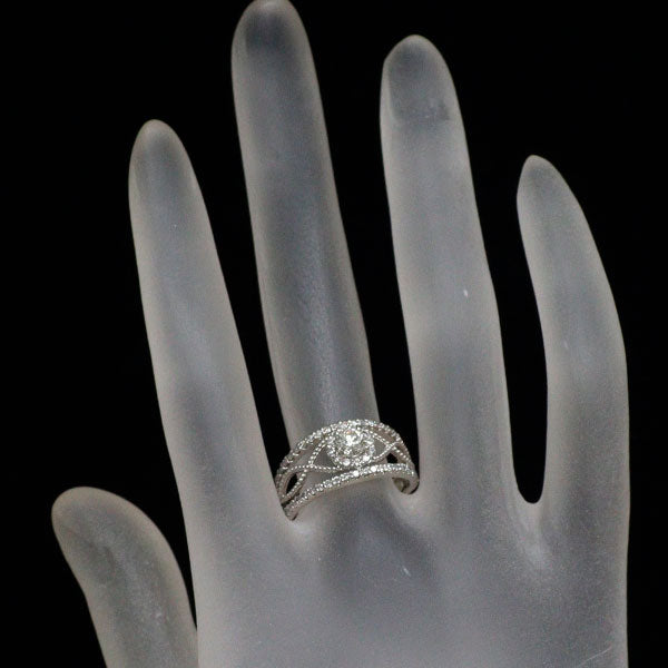 Pt950 ダイヤモンド リング 0.31ct D0.40ct
