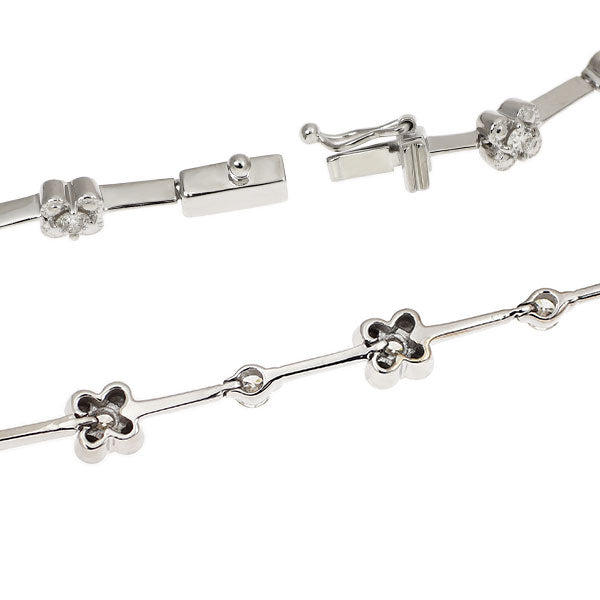 K18WG H&C ダイヤモンド ブレスレット 1.05ct フラワー