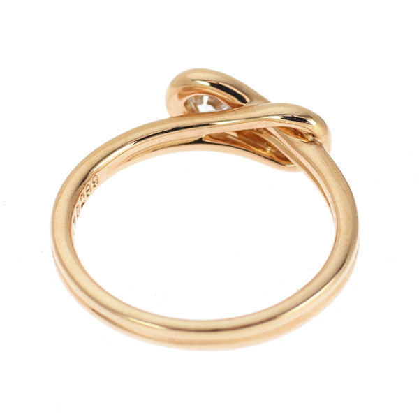 フォーエバーマーク K18PG ダイヤモンド リング 0.18ct エンコルディア